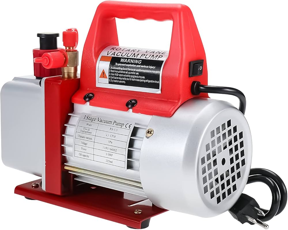 ROTARY VANE ロータリーベーン 電動真空ポンプ マニホールドゲージ ROTARY VANE ロータリーベーン 電動真空ポンプ マニホールドゲージ