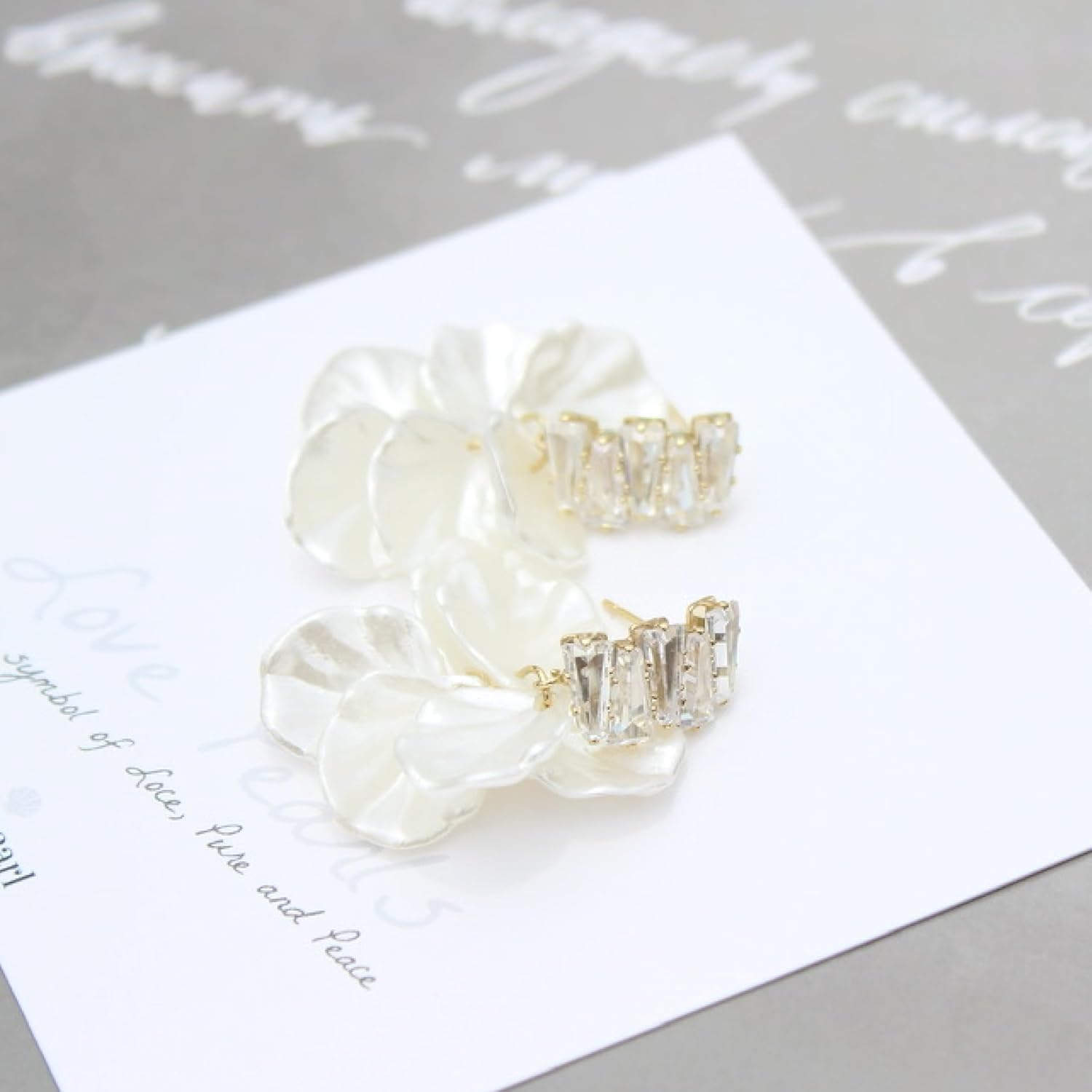 Women's Pearl Flower Dangle earrings Sterling silver post, wedding Prom Bridal gift for mother and Friends Premium Pearl Quality bridesmaid Cubic Zirconia stud gift for friends Bridesmaid