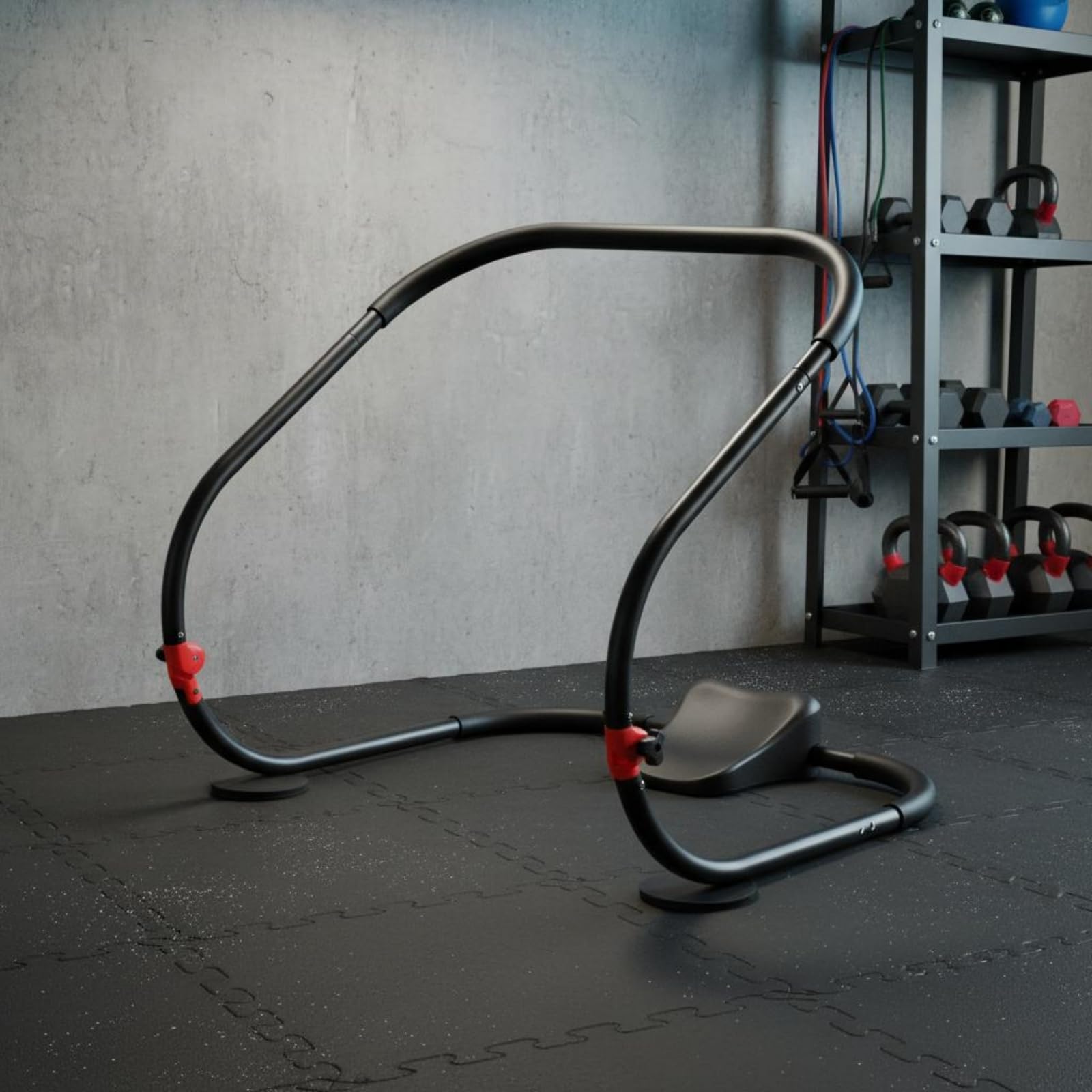 perfeclan Banco Abdominal Asistente de Abdominales Banco Core Entrenamiento Soporte Plegable Ajustable Material Acero Pu Espuma Apto para Ejercicios en Casa Tonificación del Abdomen Rutina Diaria