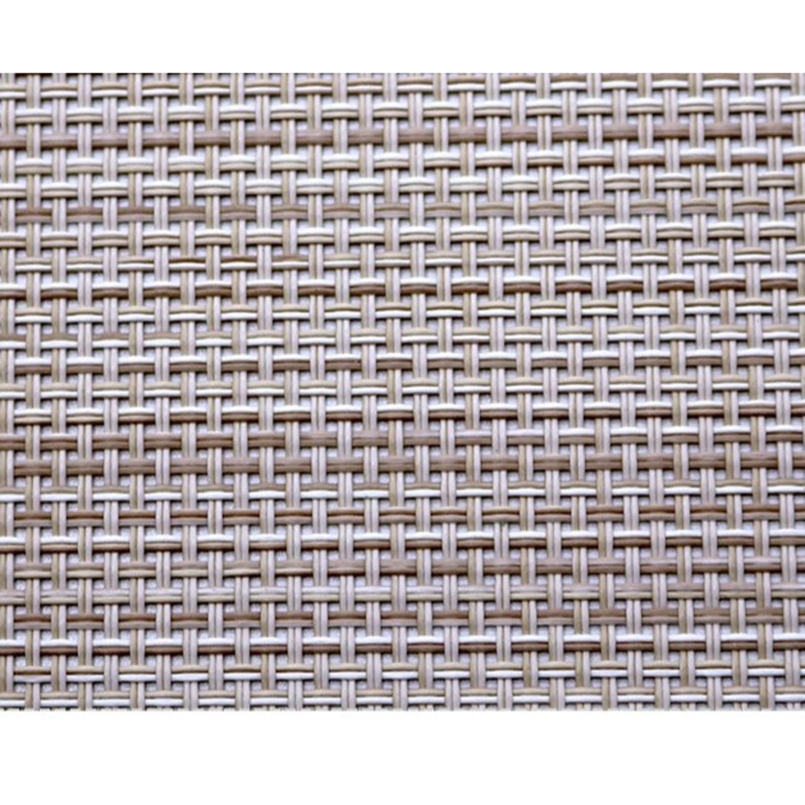 Set di 10 tovagliette eleganti, 45 x 30 cm, rettangolari, tinta unita, in PVC, marrone chiaro