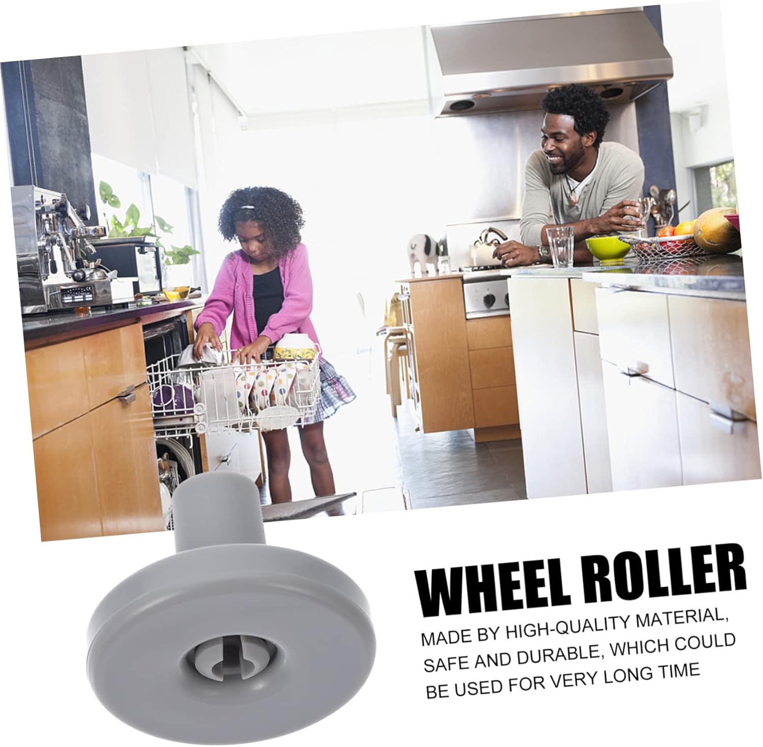 Gatuida 30pcs Profile Dishwasher Wheels Dishwasher Wheel Parts for Repairing Lower Rack