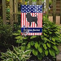 Vista 358 de Caroline's Treasures BB4243GF Bandera de jardín con texto en inglés «Merry Christmas» con texto en inglés «Merry Christmas», bandera decorativa