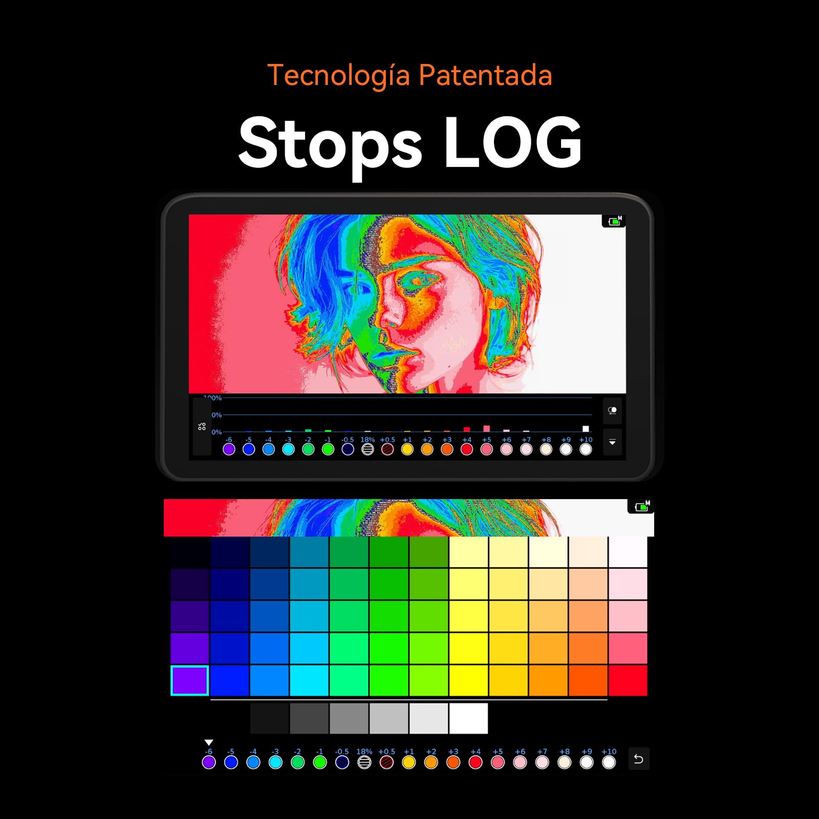 Portkeys LS7P Monitor De Campo On-Camera 7" 1000nit Touchscreen, Control Inalámbrico De Cámara, Marco De Metal, Monitor Compatible con S0NY FX3/FX30/FX6, CAN0N EOS C80/C400, BMPCC 4K/6K