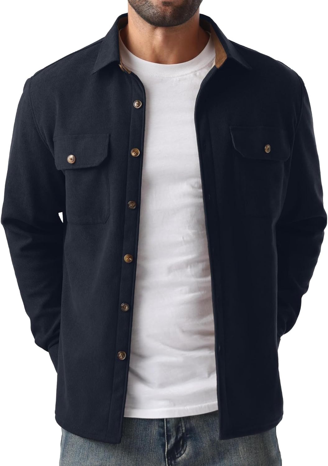 WE Fashion Jongens corduroy overhemd