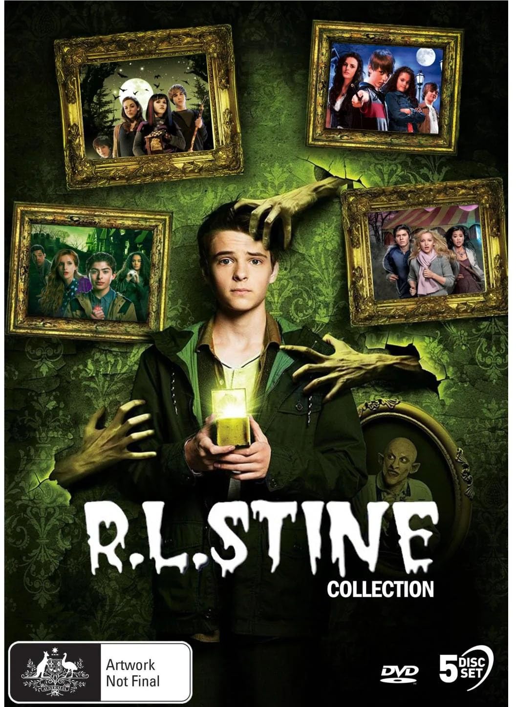 Colección de R.L. Stine en DVD importado de USA para amantes del terror cinematográfico