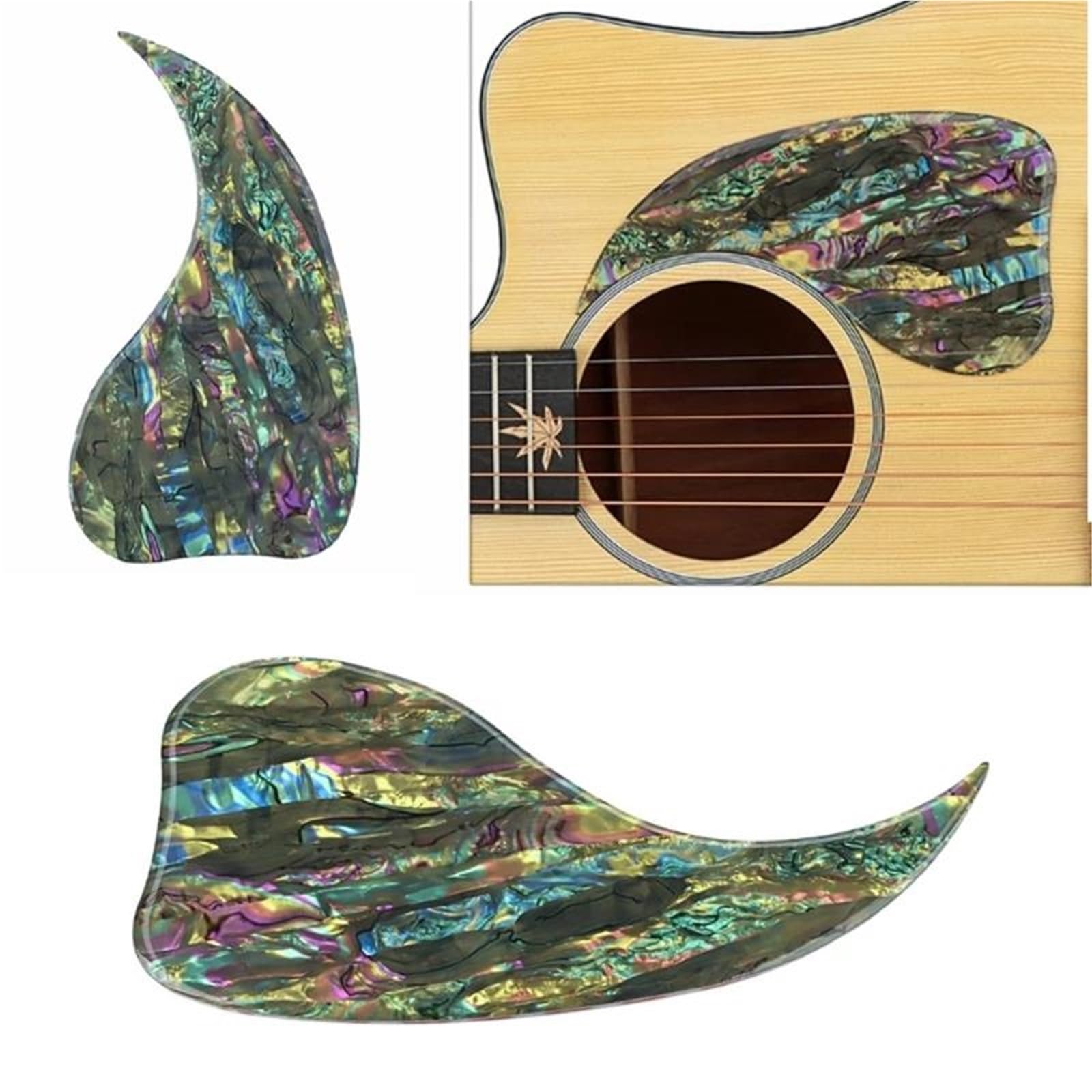 Pickguard Gitary Elektrycznej Osłona na płytkę gitarową Samoprzylepna osłona z PVC chroniąca przed zarysowaniami Osłona na gitarę akustyczną Akcesoria do instrumentów muzycznych