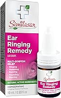 Similasan Ear Ringing Remedy Drops - Natural Homeopathic Relief for Tinnitus Ringing Buzzing Humming Ears 0.33oz