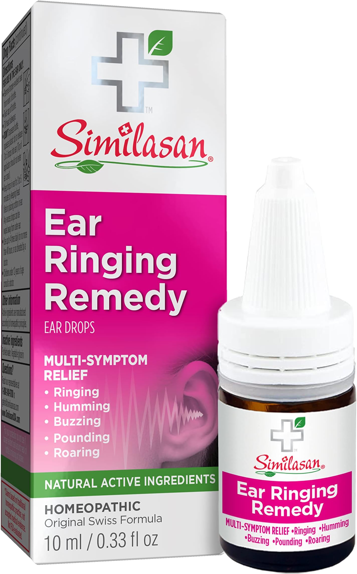Ear Ringing Remedy Ear Drops 0.33 Ounce Bottle