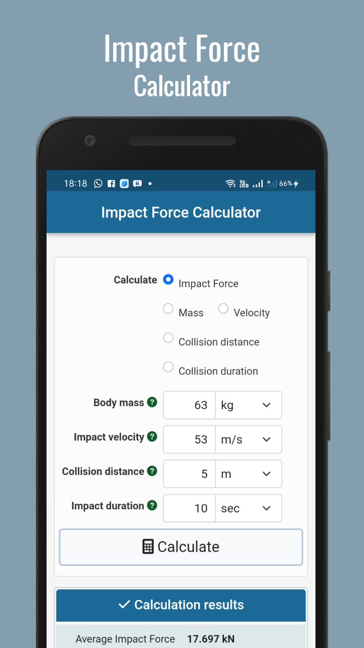 Impact G Force Calculator – Collision Impact Force Calculator – YEQPG