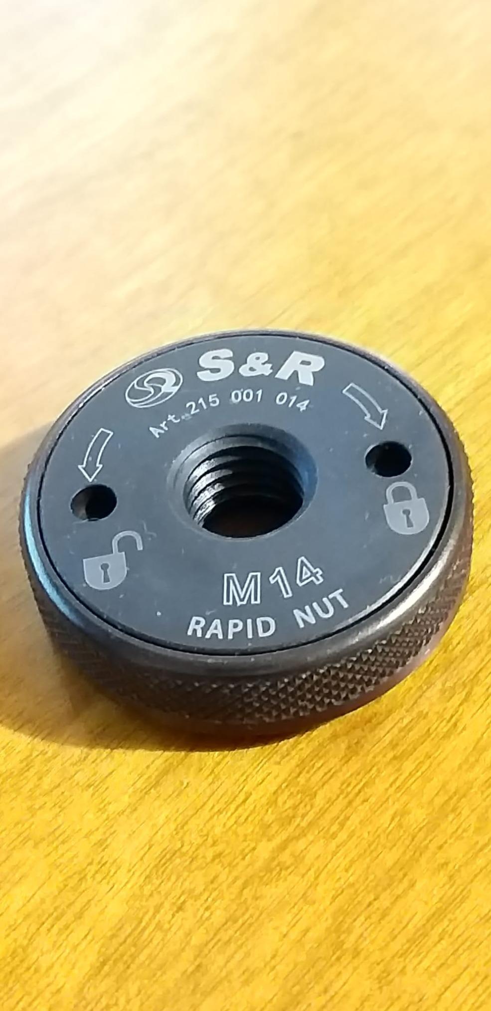 Dado Flangia Smerigliatrice S&R M14 | Serraggio Rapido Per Dischi E Accessori - Foto 4