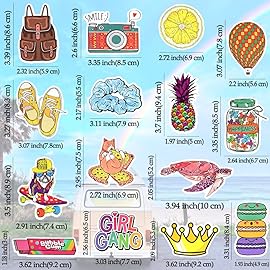 QTL Cute Stickers for Tween Girls Trendy Stuff Waterproof Vinyl Stickers for Preteen Girls Gifts for Tween 50Pcs