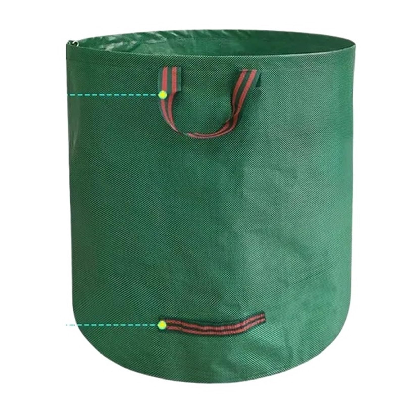 Sac à déchets de cour réutilisable, sac feuilles étanche et robuste, stockage des pelouse jardin grande capacité Sac jardin feuilles