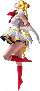 Adult US Size SuperS Tsukino Usagi Cosplay Costume Dress with Tiara - coolthings.us