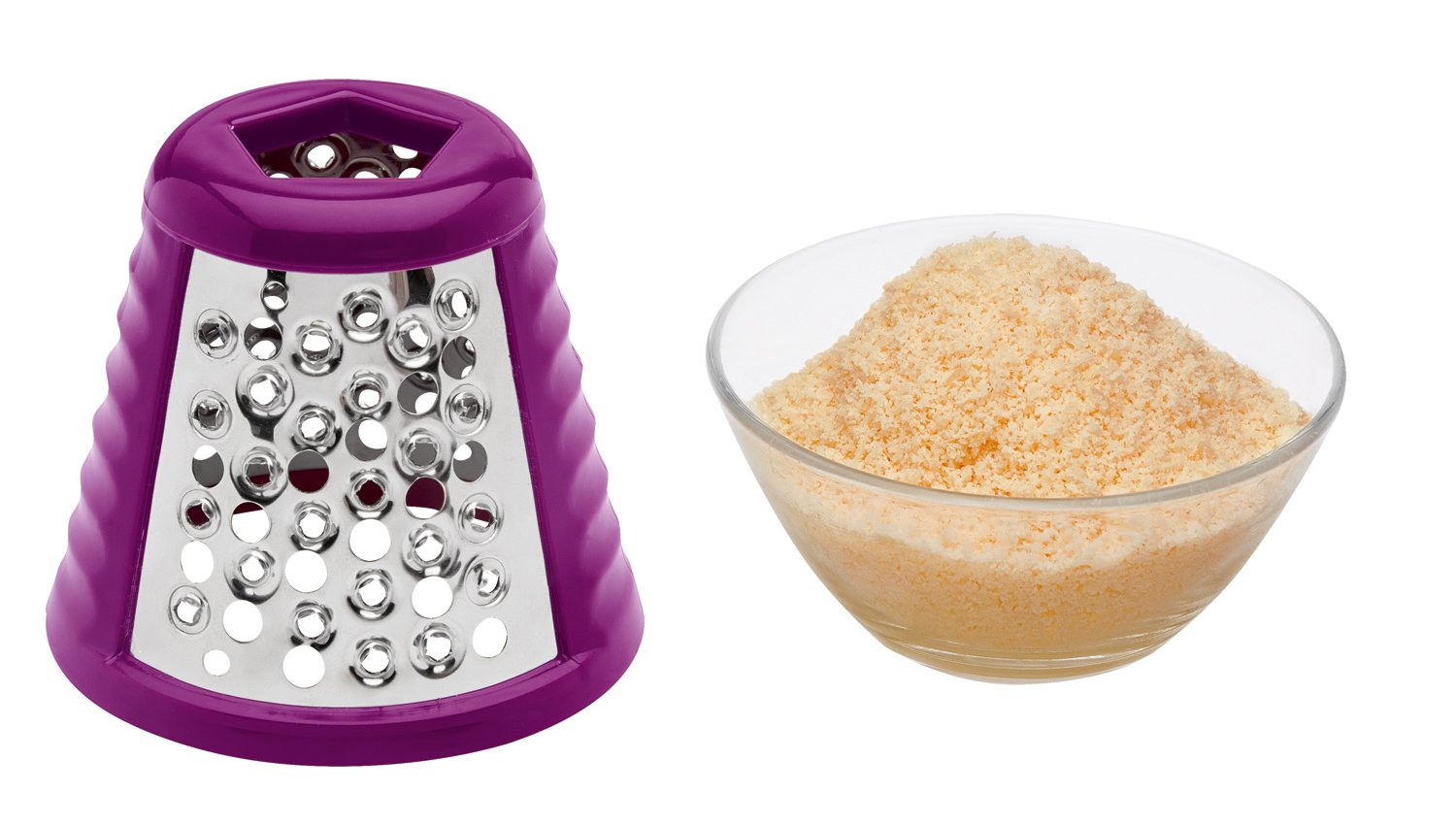 Clatronic ME 3604, Multi-Express, pour couper, râper et émincer | Éminceur électrique | Coupe-légumes | Râpe à légumes | 5 ustensiles y compris râpes | Grande ouverture de remplissage | 200W | Blanc