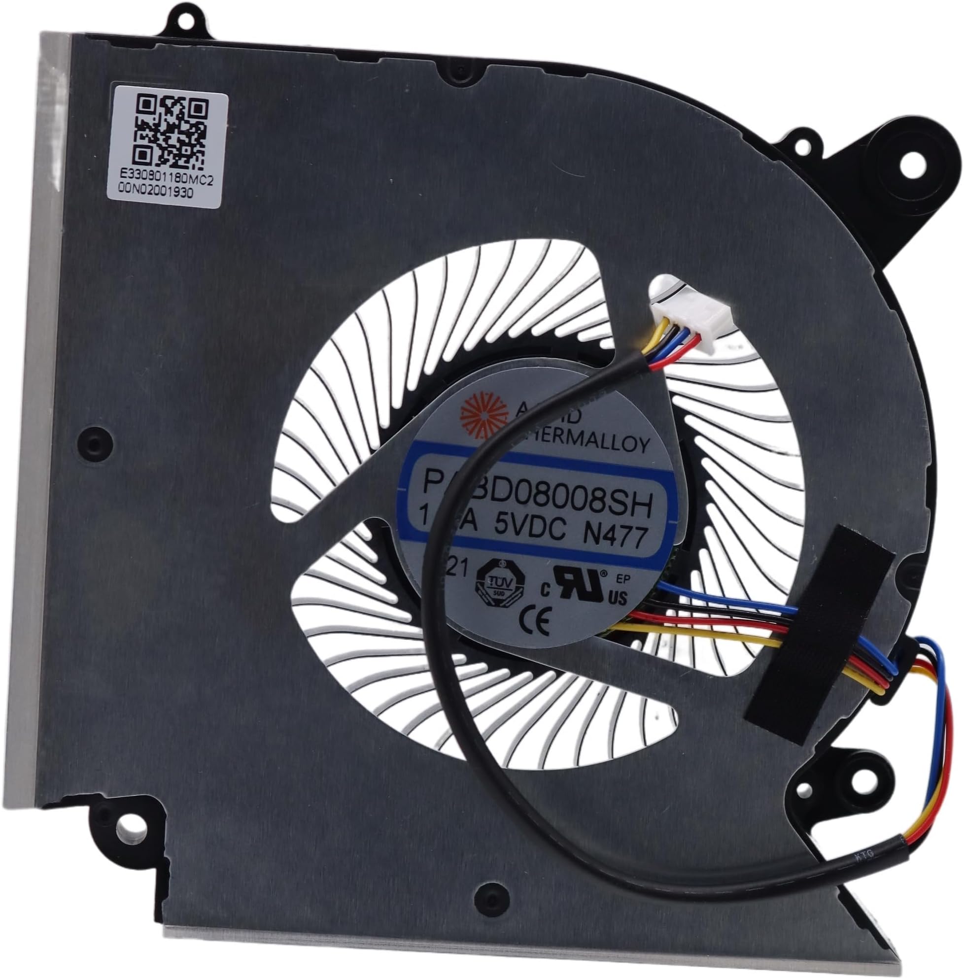 Deal4GO CPU Cooling Fan PABD08008SH N477 Replacement for MSI GF66 GL66 GF76 GL76 WF76 MS-1583 MS-1584 MS-17L1 MS-17L4