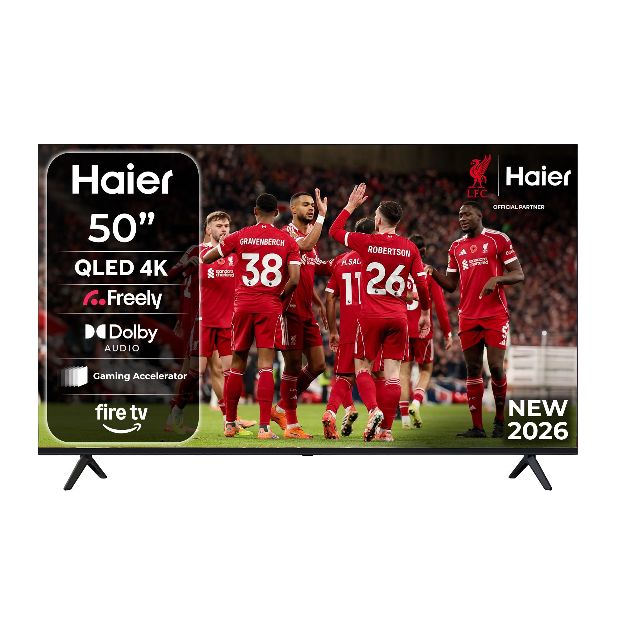 Haier S80 50" QLED 4K Smart TV – 120Hz with Fire TV & Freely (H50S80GUF)
