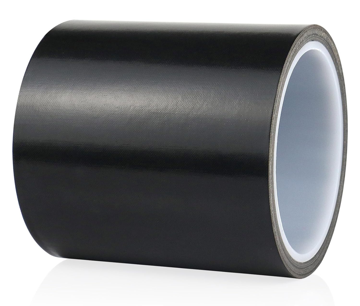 BOMEI PACK Black PTFE Teflonn Glass Cloth Tape, 4'' x 33ft High Temperature Tape Fiberglass Adhesive, Heat Resistant for Fabric,High-Speed Sealing Machine,Vacuum Sealer Machine,1 Pack
