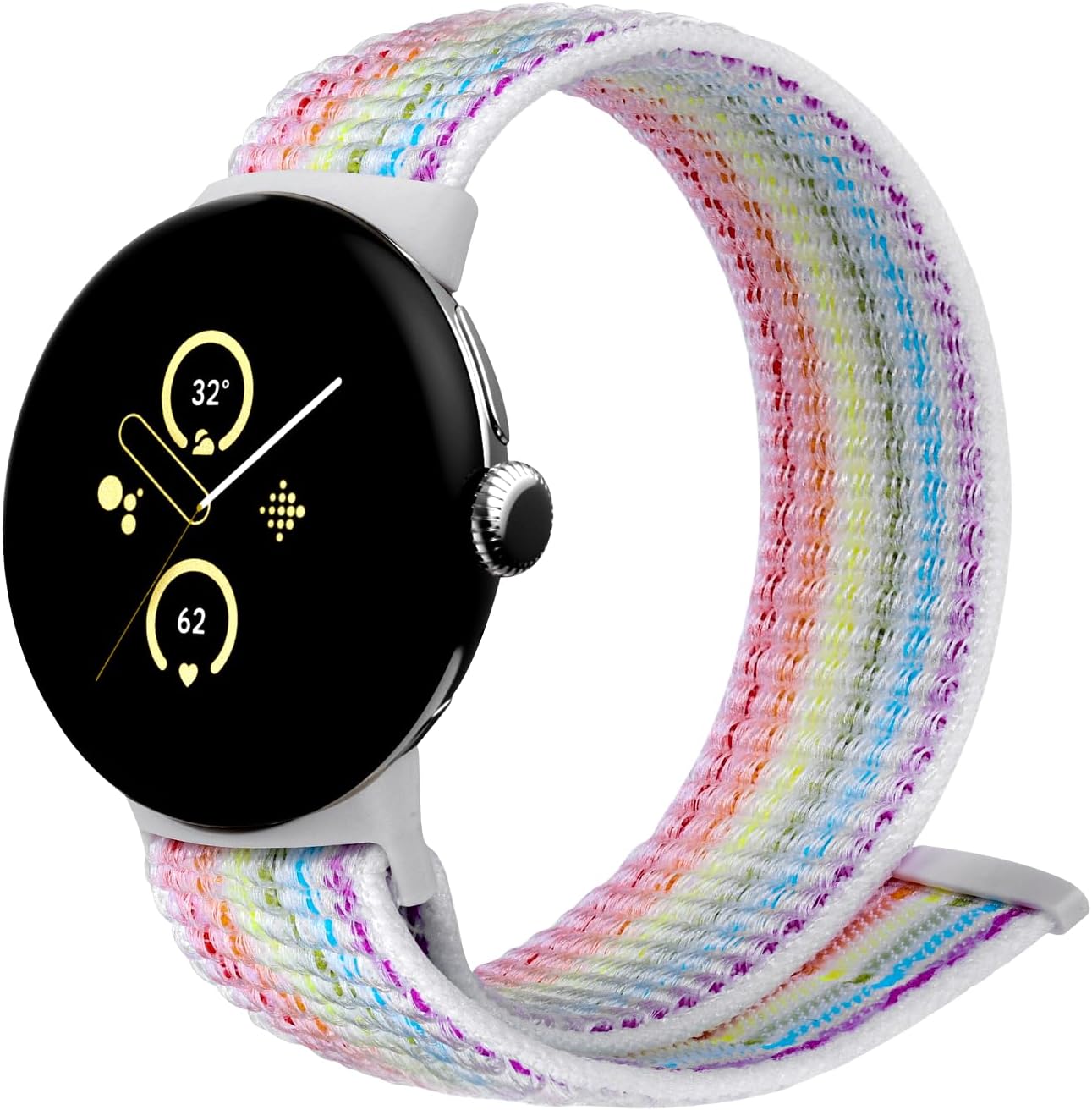 BlackPro Compatible with Google Pixel Watch 2Pixel Watch 1 Band, Adjustable Breathable Sport Strap for Google Pixel Smartwatch Men Women