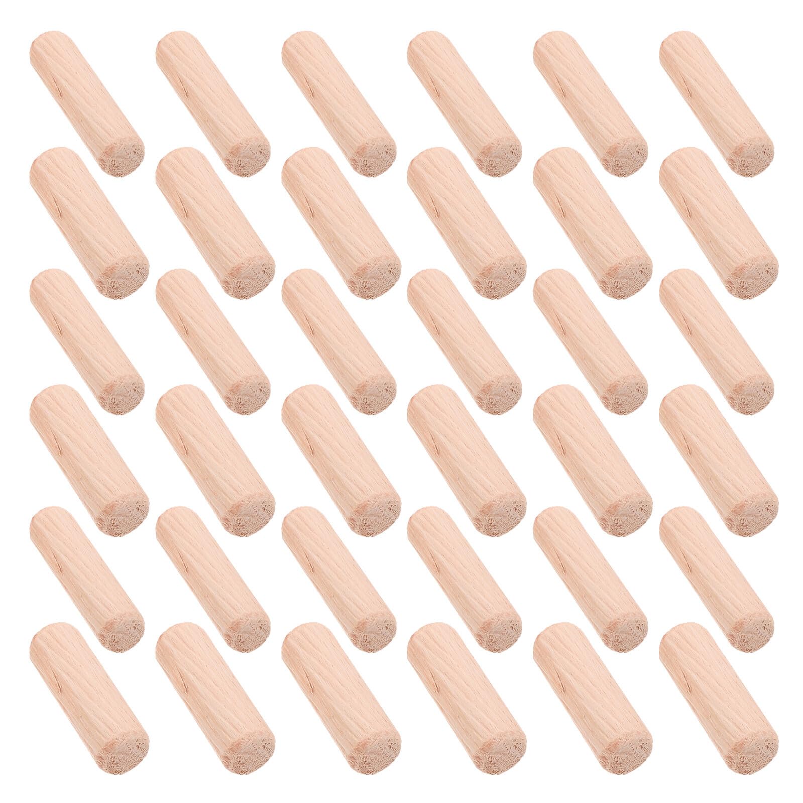 1000 Stück 1000 Stück Holzdübel Rundstäbe 6mm 10mm Geriffelt aus Unbehandeltem Holz für Möbelreparatur Bastelarbeiten und Selbstgemacht Holzverbindung