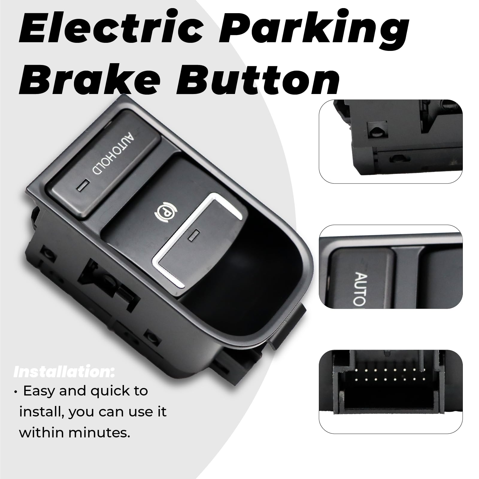 Pulsante del freno a mano elettronico per Tiguan Sharan Alhambra, freno a mano, freno di stazionamento, freno a mano, freno di stazionamento, freno di stazionamento 5N0927225A 5N0927225