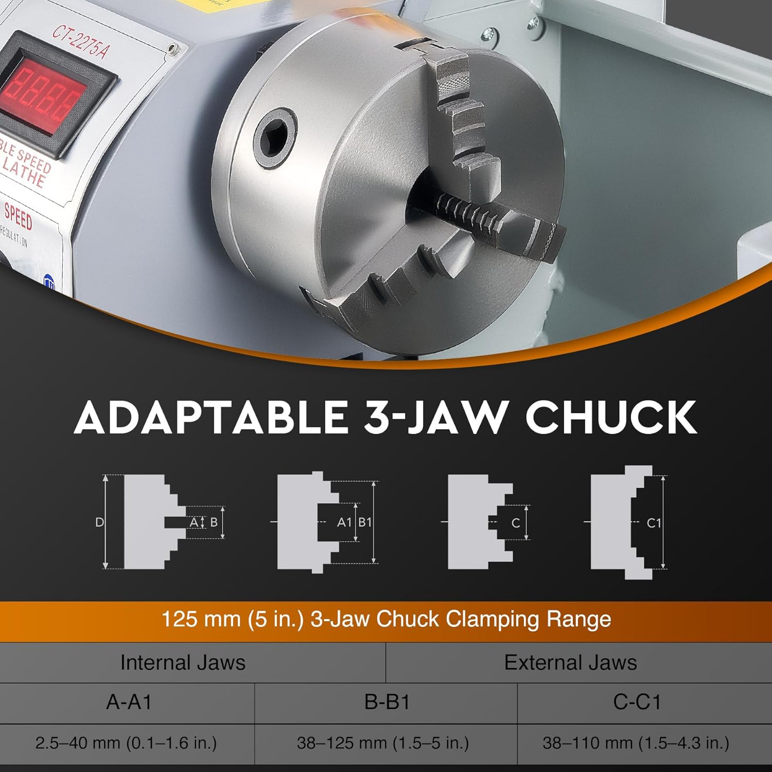 Adaptable 3-Jaw Chuck