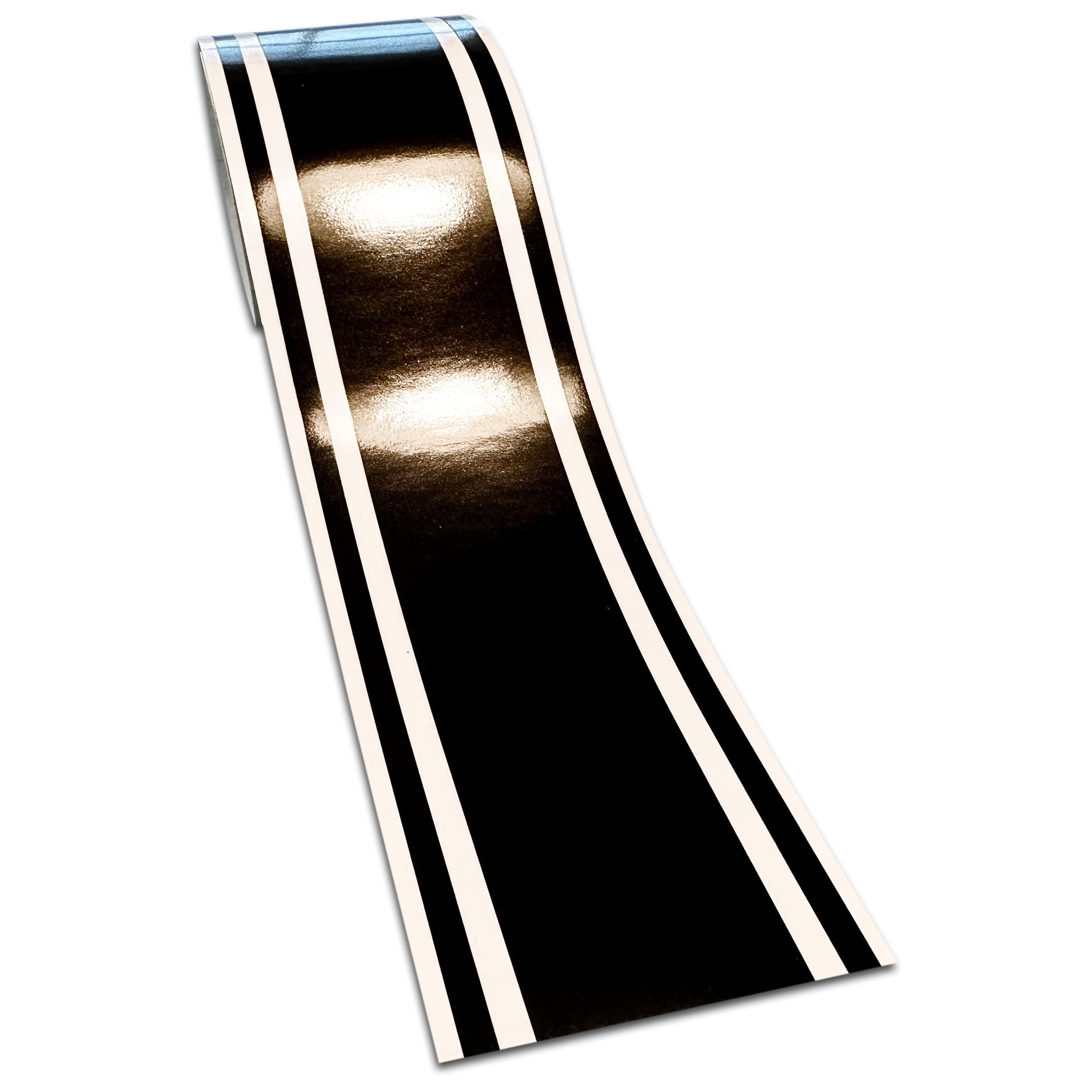 A1A Sales 3"x72" Vinyl Racing Stripes Decal Car Boat Trailer Sticker Pinstripes Tape (Black)