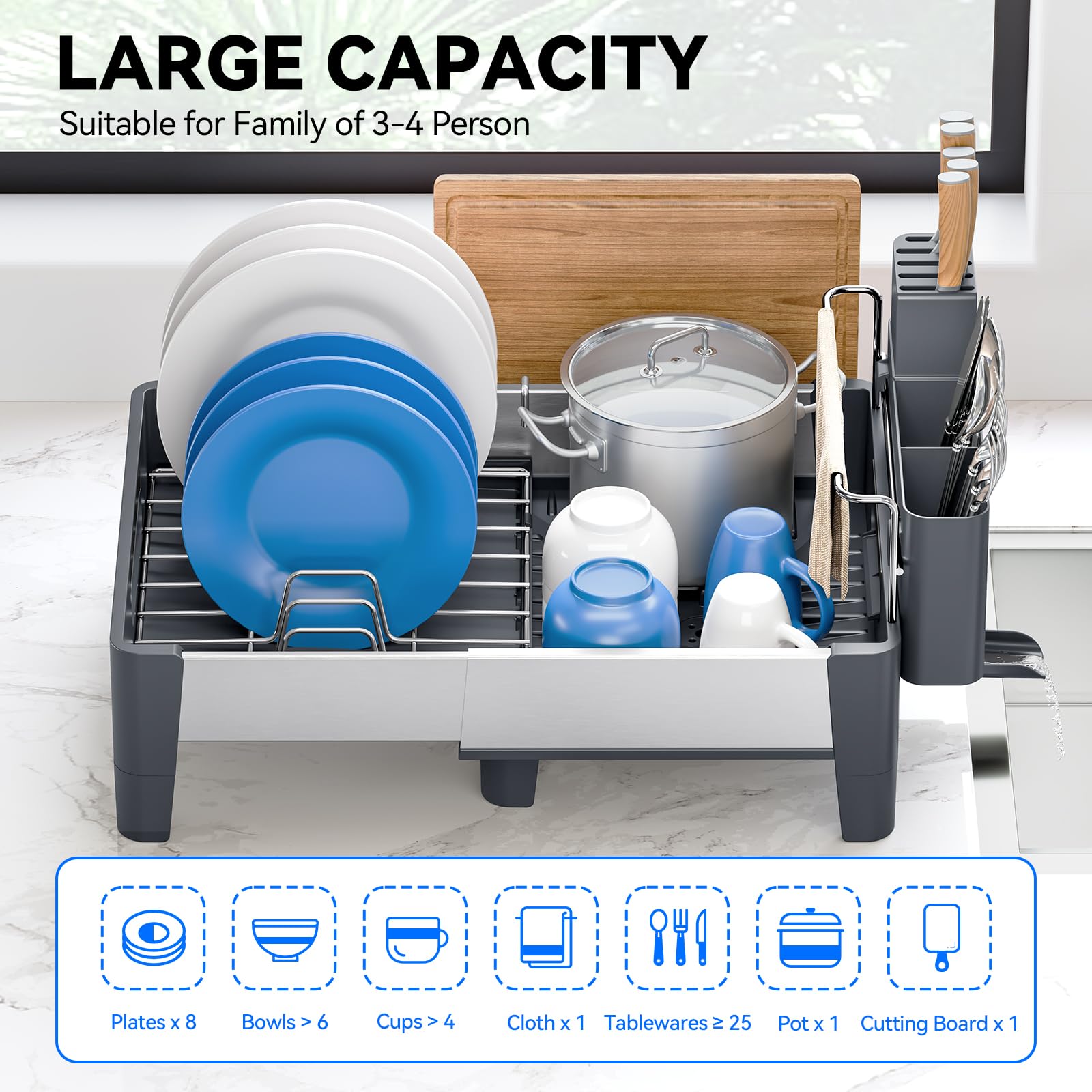 SCOLAPIATTI APPOGGIO BASE MURO COLAPIATTI ACCIAIO INOX DA 50 CM | Leroy