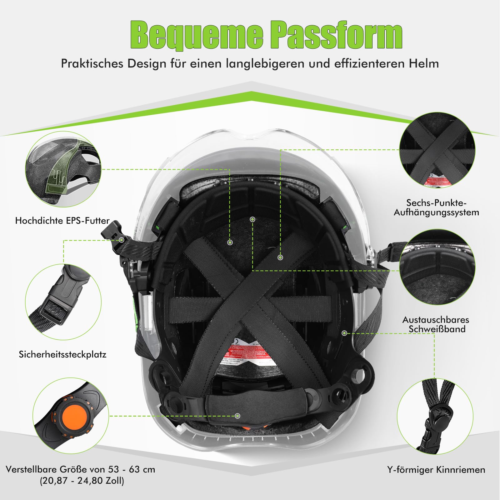 Hoogwerkende Industriële Helm Met Actieve Gehoorbescherming En Multifunctionele Hoofdlamp