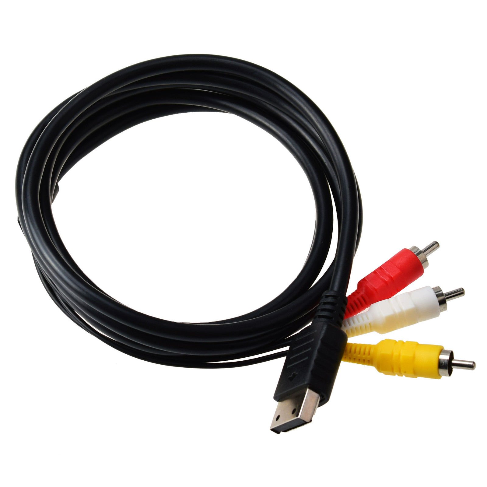 CHILDMORY 5.9ft cable de 1.8m 3RCA Audio Video AV para Dreamcast DC consola