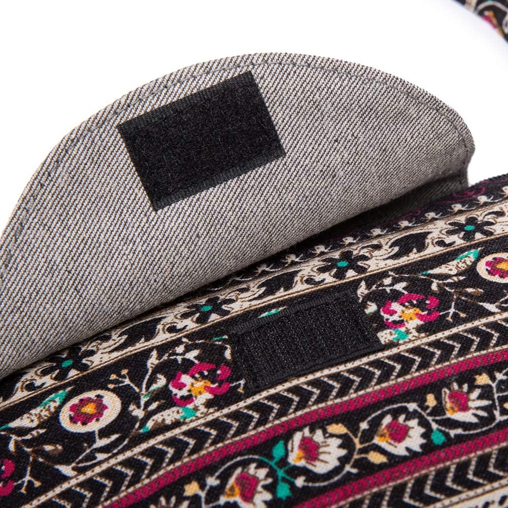 OPQRSTU Women's Retro Small Size Canvas Shoulder Bag Hippie Boho Crossbody Handbag - Image 8