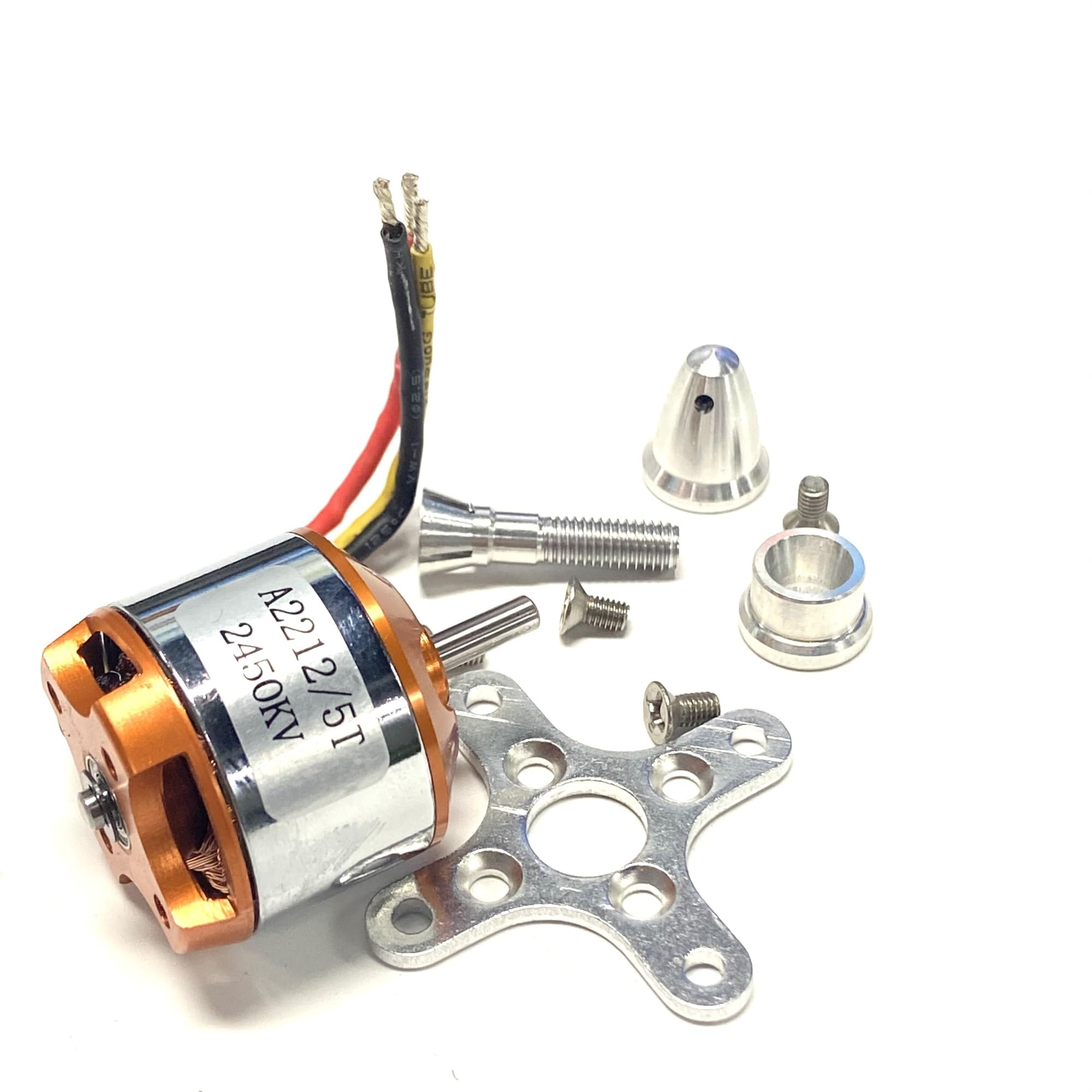 Motor Sin Escobillas RC Modelo A2212, Kit De Montaje Completo, Velocidades Multikv For Dron FPV, Ala Fija, Avión, Multirotor, Accesorio De Hobby(A2212 2200KV)