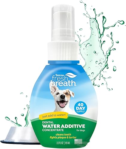 Tropiclean Fresh Breath gotas Perro paquete de de 1