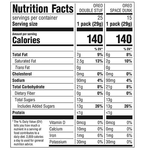 Miniatura 5 de OREO Space Dunk & Double Stuf Sandwich Cookies Variety Pack (1.02 oz., 40 pk.)