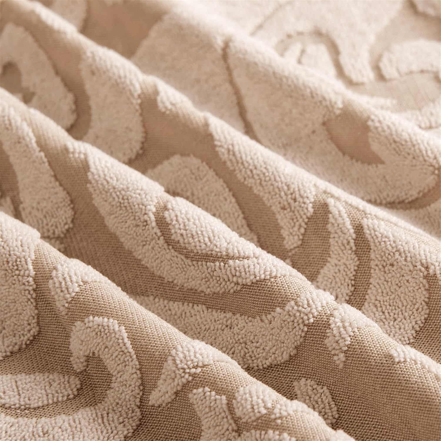 Armrest Covers Stretch Couch Arm Rest Covers Non Slip Arm Caps Furniture Protector Slipcovers for Sofa Couch Chair Armchair Recliner (Almond,Set of 4)