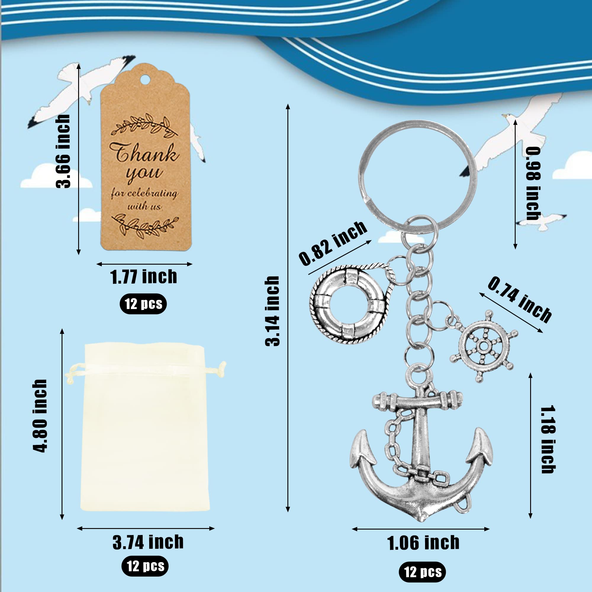 US Exclusive/Anchor Key Chain/Long アス US Exclusive/Anchor Key Chain/Long アス US Exclusive/Anchor