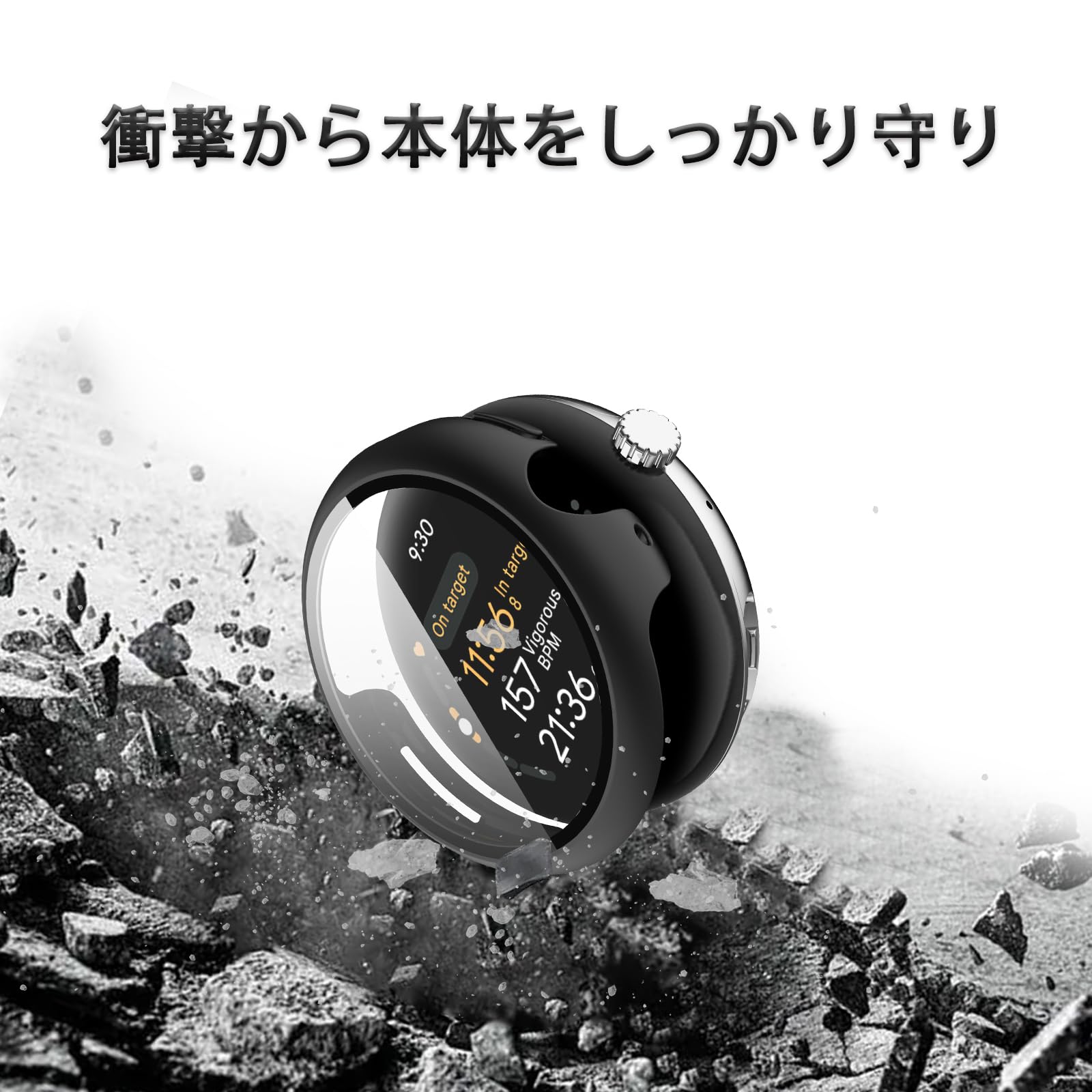 Amazon.co.jp: YAODLE For Google Pixel Watch 3 カバー Pixel Watch 3 