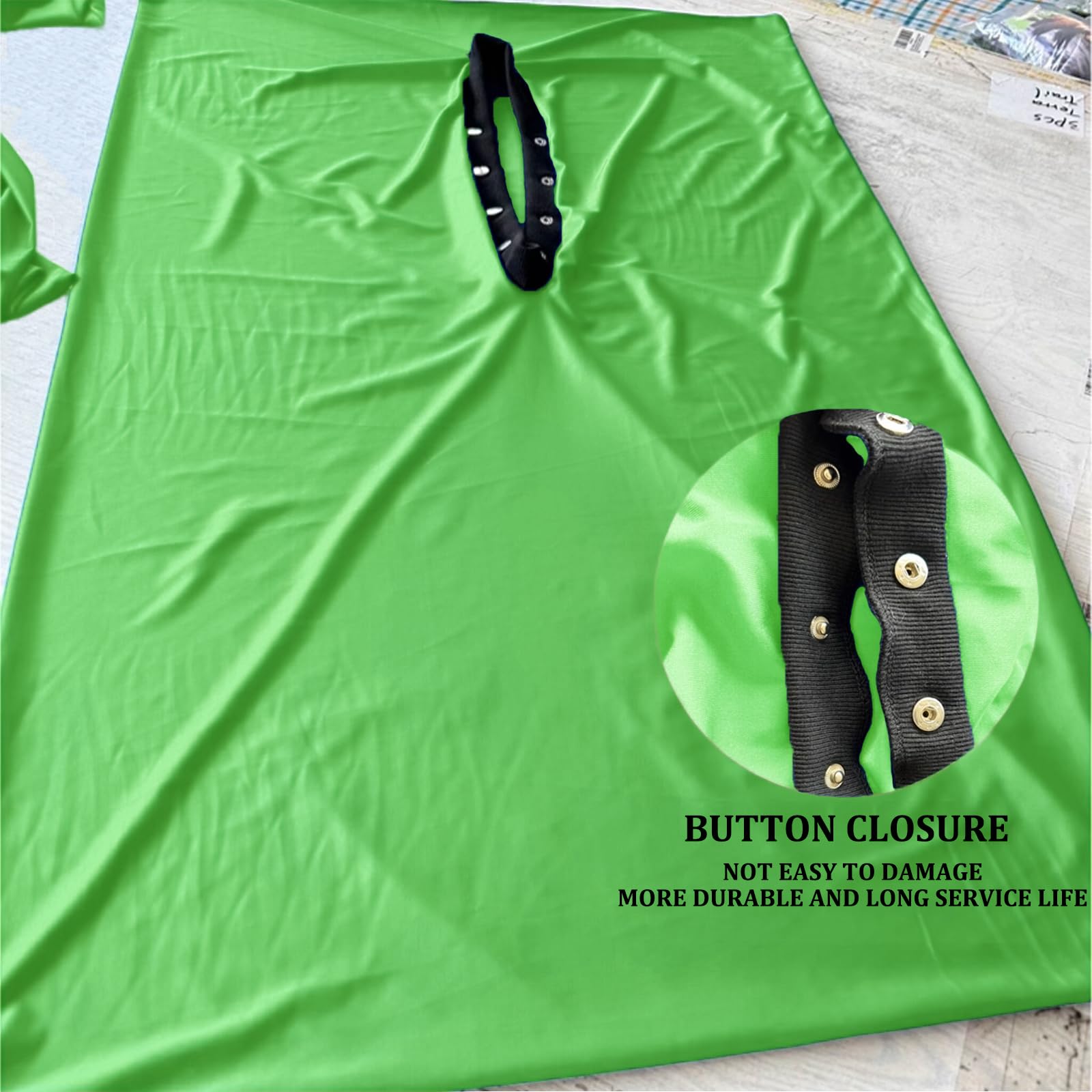 JiaYouLC Sensory Stretchy Body Sock Full-Body Wrap Body Sox to Relieve Stress for Children Aldult with Autism Anxiety (Green - Image 4