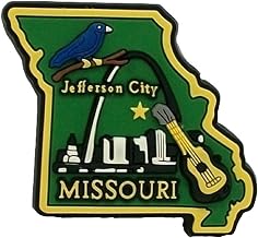 Missouri Jefferson City Multi Color Fridge Magnet