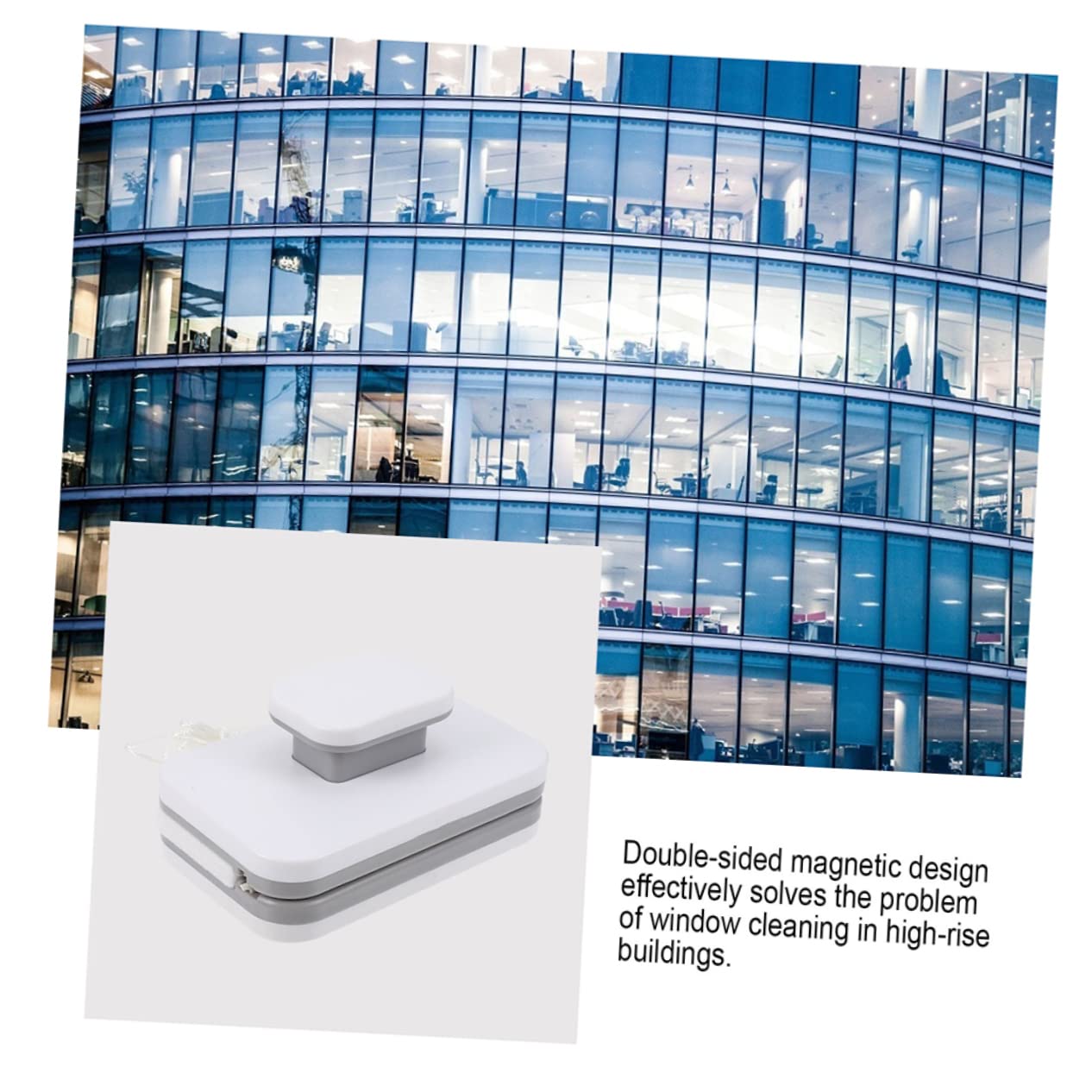 Limpiacristales Magnético Herramienta Magnética para Ventanas Limpia Vidrios y Cristales Exterior Interior