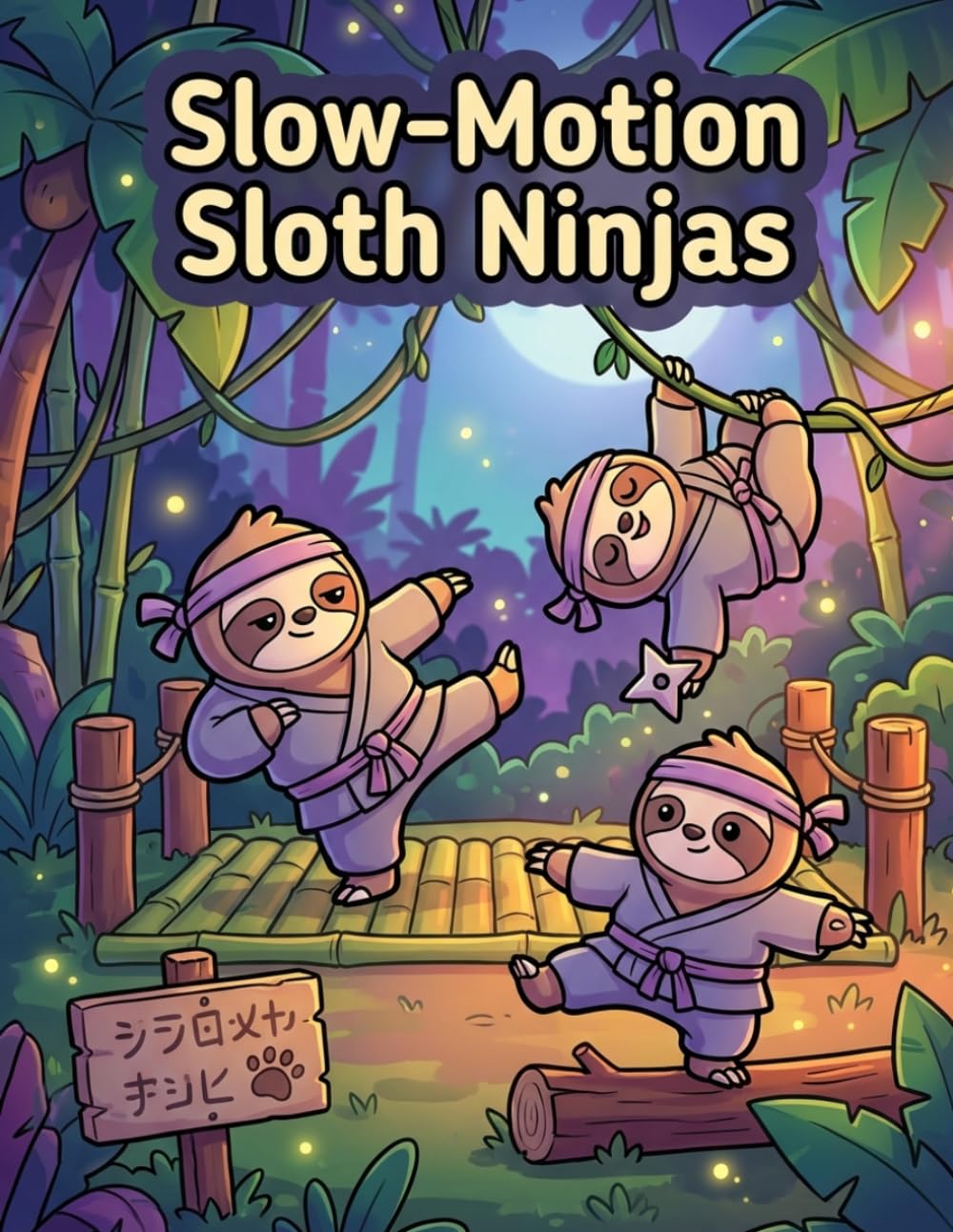 Slow-Motion Sloth Ninjas: Colouring Fun