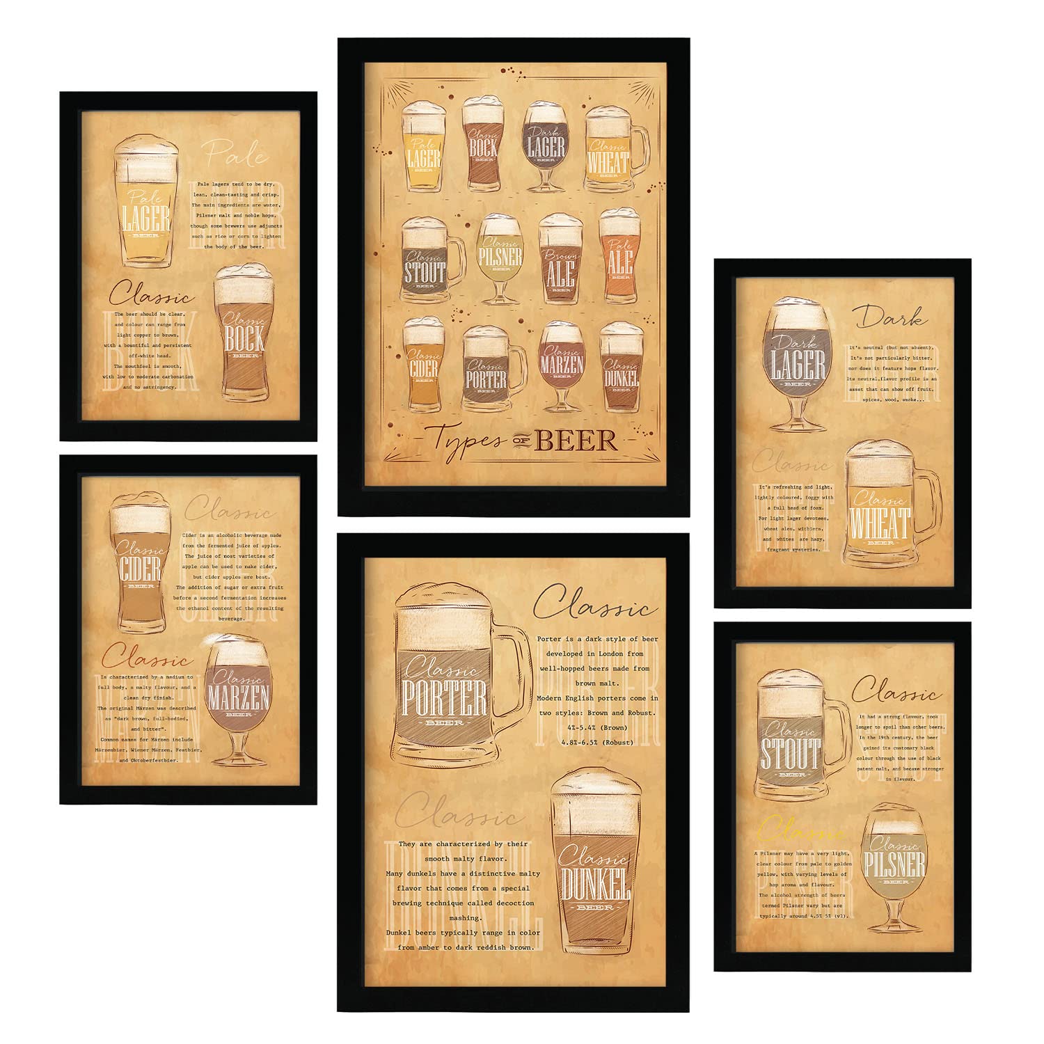 Posters de cervezas e ilustraciones de café para transformar la decoración de tu bar u hogar 3