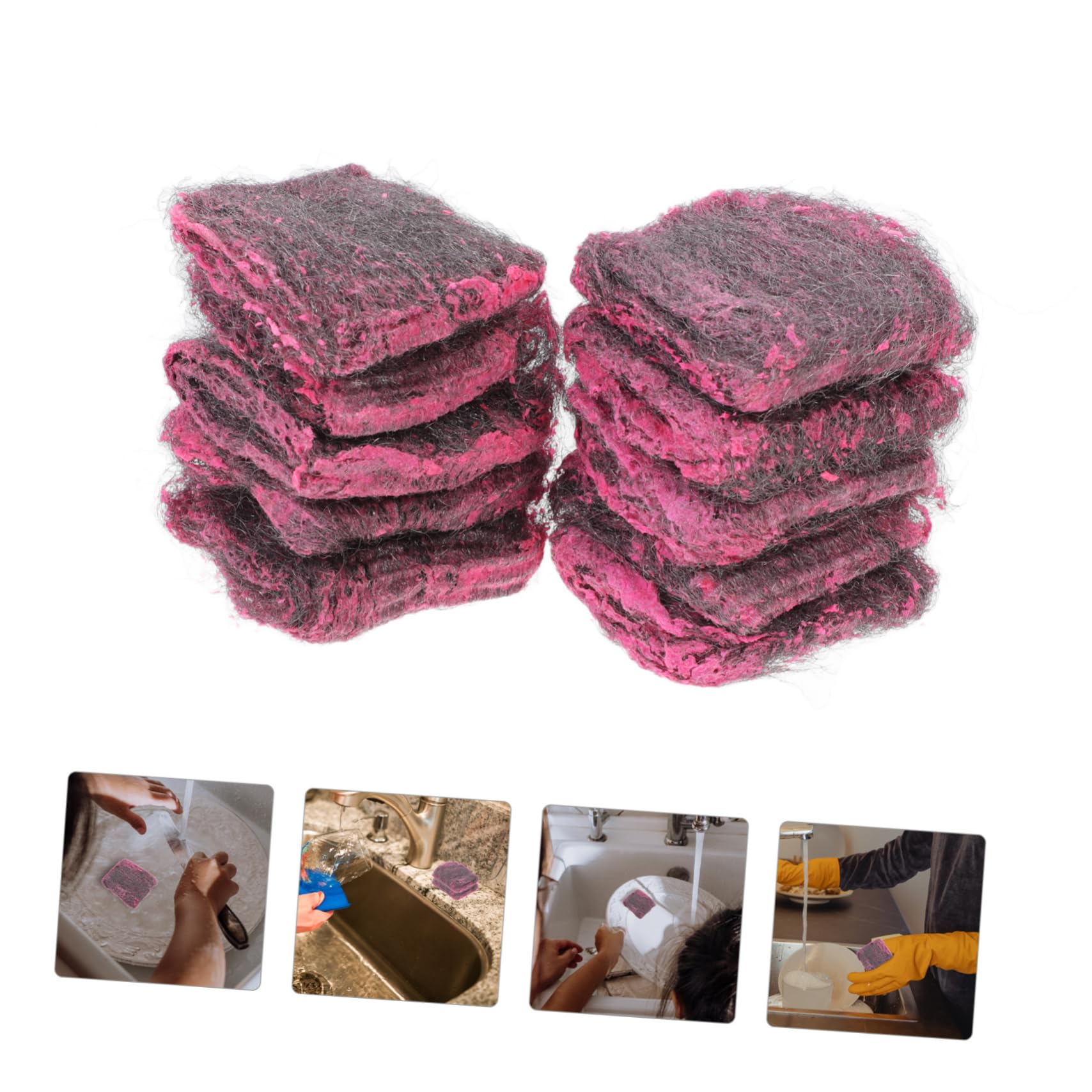 Didiseaon 3 Juegos Esponjas para Limpiar Utensilios Esponja Multiusos Limpieza Esponja De Limpieza Multiusos Herramienta De del Horno Fregado Esponjas Jabonosas Paquete De 10 * 3