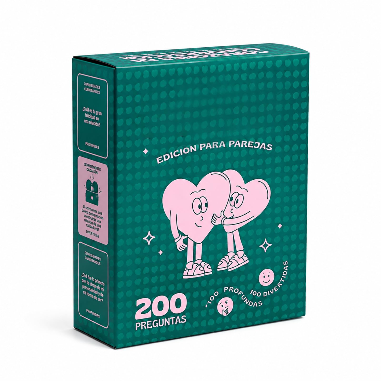 Couples Conversation Cards with 200 Questions, Fun Card Game for Couples