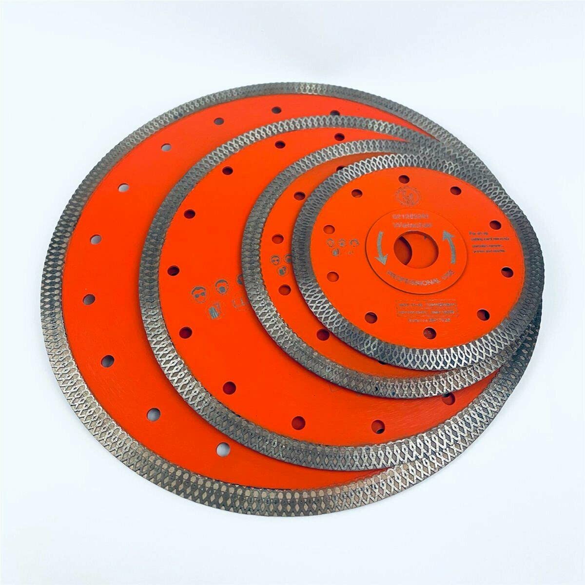 Weischer® - Diamanttrennscheibe 350 x 30 mm Fliese | Diamantscheibe Trennscheibe extra dünn | für Feinsteinzeug, Keramik, Marmor, Granit, Naturstein | Segmenthöhe 10 mm