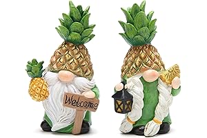 Hodao Exquisite Pineapple Gnomes Decor: Summertime Cheer for Your Home and Garden