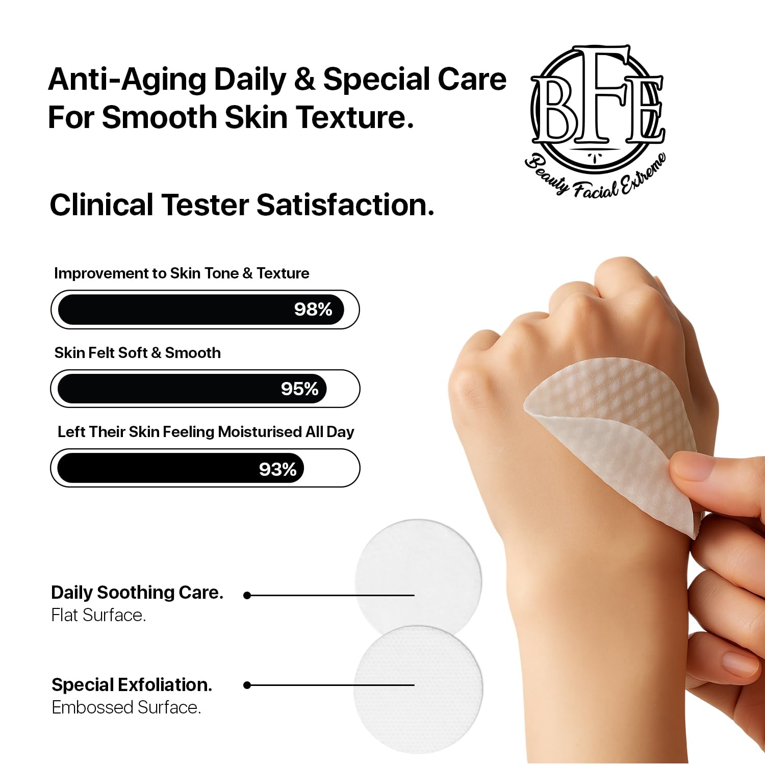 Anti-Aging Resurfacing Peel Pads - Contains Lactic, Salicylic, & Glycolic Acid. Reduces fine Lines, Wrinkles, Dark Spots, Freckles & Uneven Skin Tone. Restore Skin for Smoother & Radiant Complexion. - Image 6