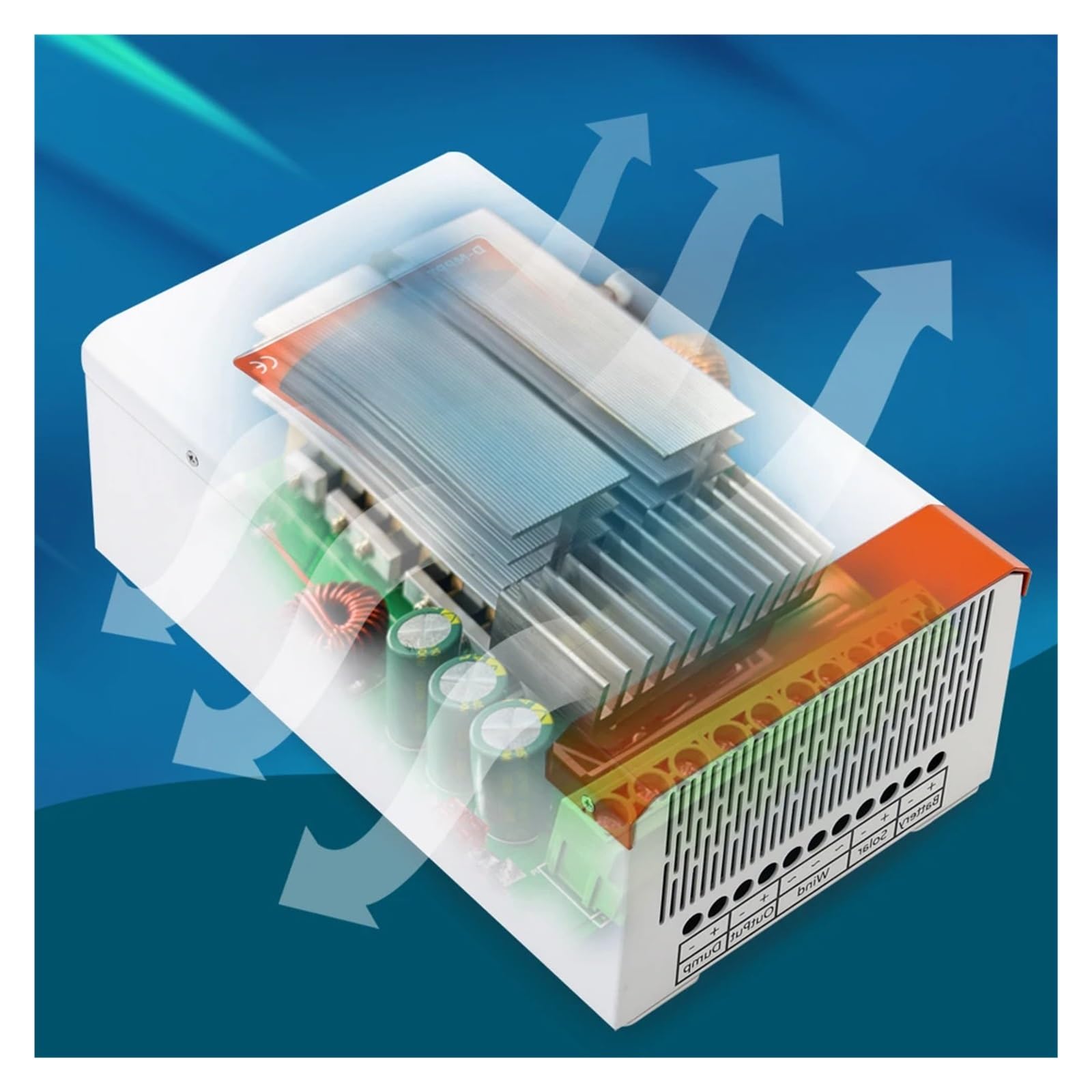 Regolatore di carica solare, Controller Di Carica Ibrido Solare E Eolico Dual MPPT 4 KW 12V 24V 48V
