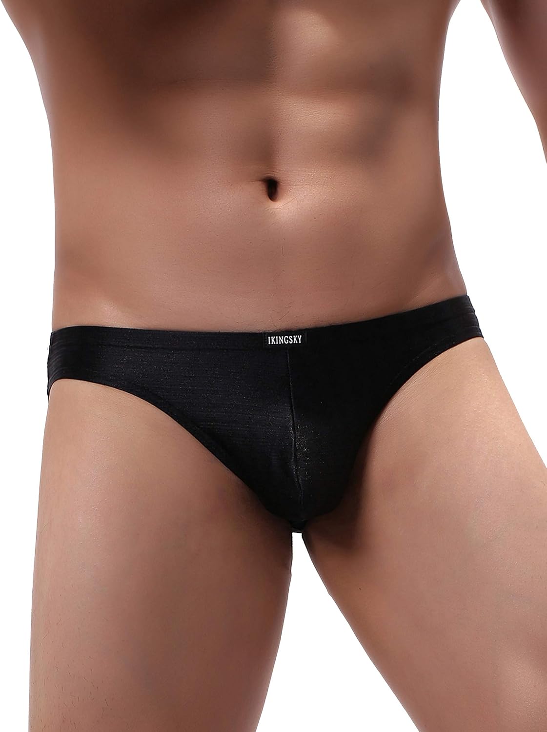 iKingsky Men's Shining Briefs Sexy Big Pouch Underwear High Stretch Bluge Mens Under Panties - Image 7