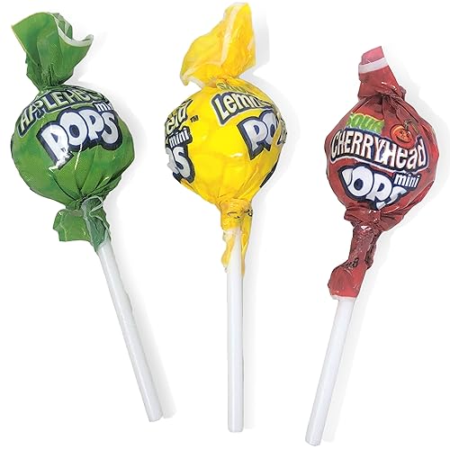 Miniatura 3 de Lemonhead Mini Pops, ventosas de paletas a granel de 5 libras, envueltas individualmente con sabor a frutas surtidas para niños, fiestas de
