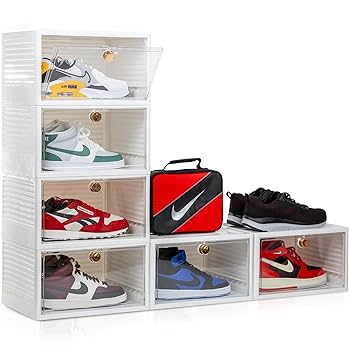 Amazon.com: Shoe Storage Boxes – 6 Pack XX-Large White